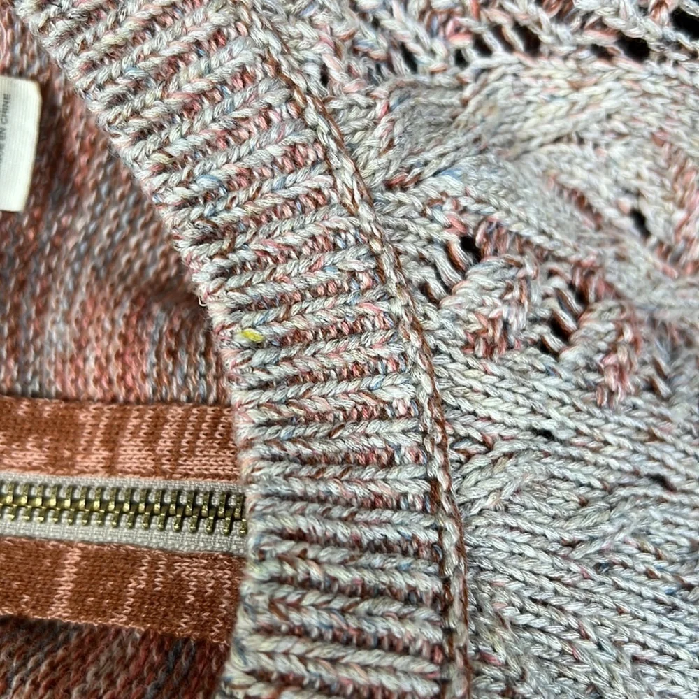 Anthro Moth intricate boho knit Sweater XS